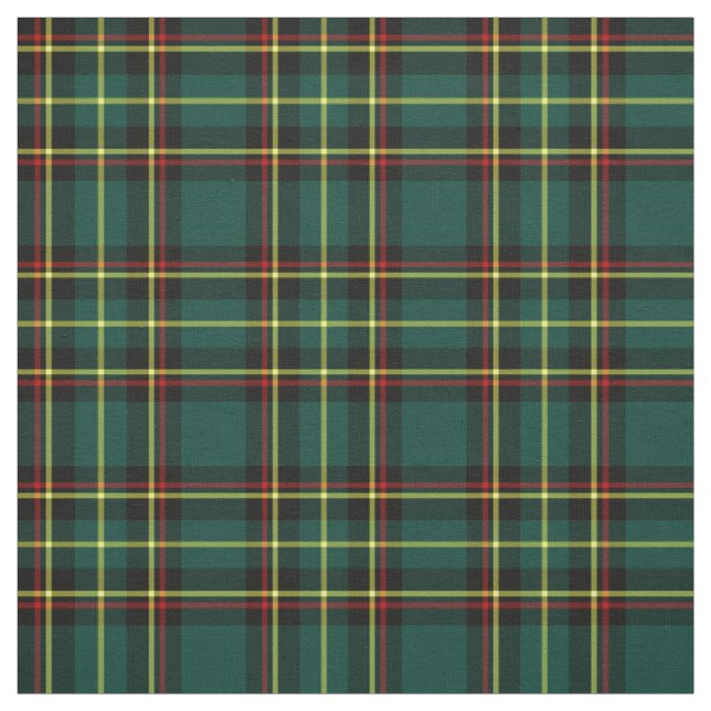Tissu Plaid noir et vert foncé (Échantillon)