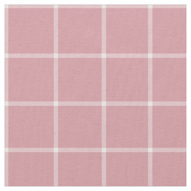 Tissu Plaid rose de contrôle de vitre (Fermer)