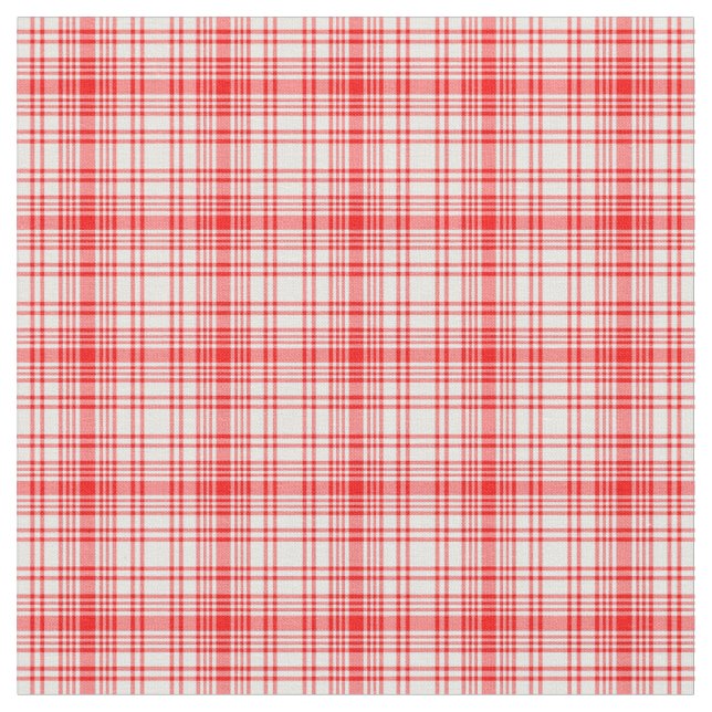 Tissu Plaid rouge (Fermer)