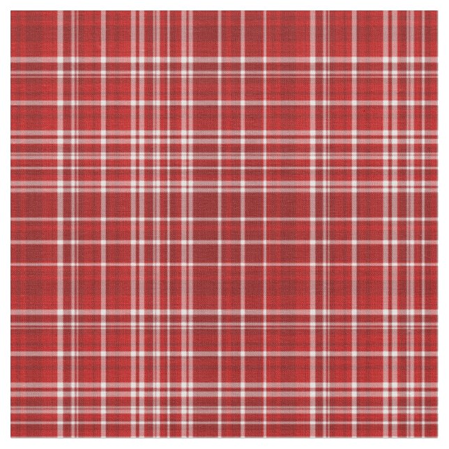 Tissu plaid-rouge et blanc 03 (Fermer)