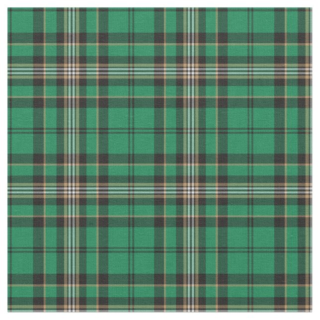 Tissu Plaid sportif vert et noir (Fermer)