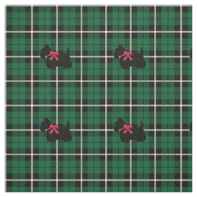 Tissu Plaid vert irlandais vert de Terrier d'écossais de (Échantillon)