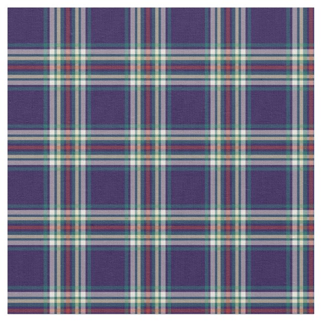 Tissu Plaid Vintage bleu foncé (Fermer)