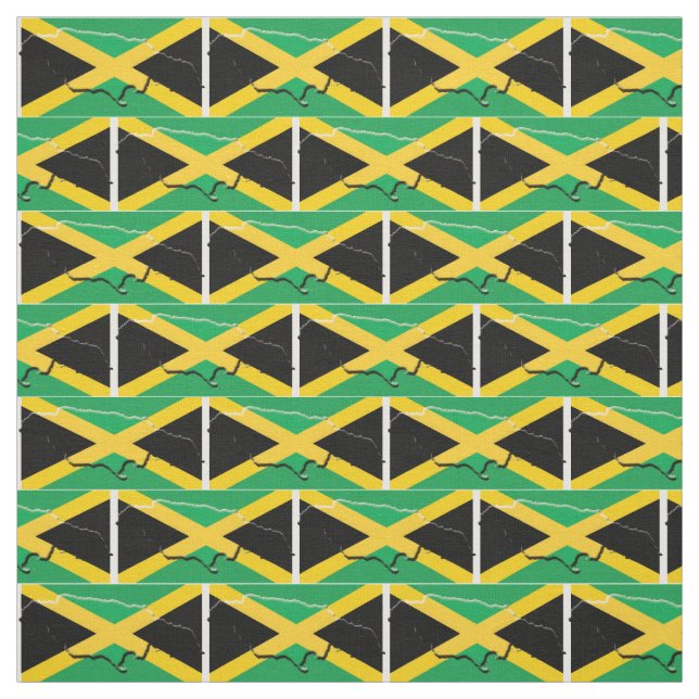 Tissu Plan Drapeau JAMAICA (Échantillon)