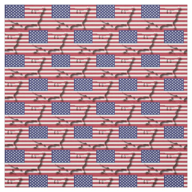 Tissu Plan du drapeau américain AMÉRIQUE (Échantillon)