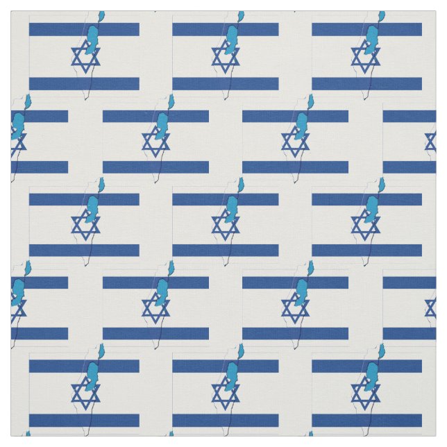 Tissu Plan du DRAPEAU Patriotique ISRAËL (Échantillon)