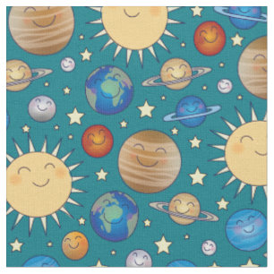 Tissu Planètes spatiales Système solaire