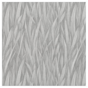 Tissu Plante au crayon noir et blanc