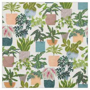 Tissu Plantes de maison