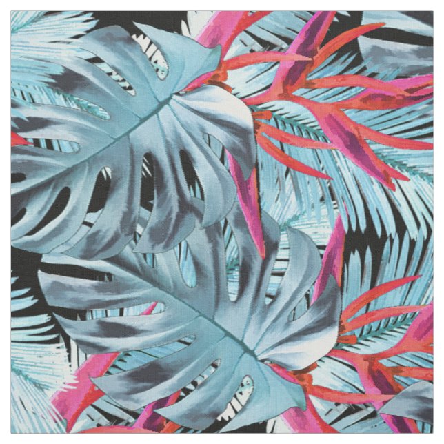 Tissu Plantes tropicaux 1 (Échantillon)