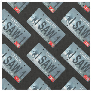 Tissu Plaque de licence Idaho "I Saw 1" Sasquatch