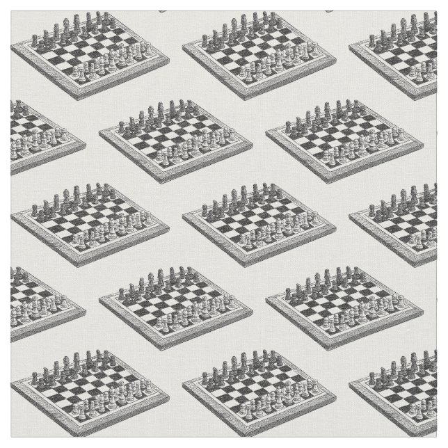 Tissu Plateau de Jeu d'Échecs et Pièces d'Échecs Art Vin (Fermer)