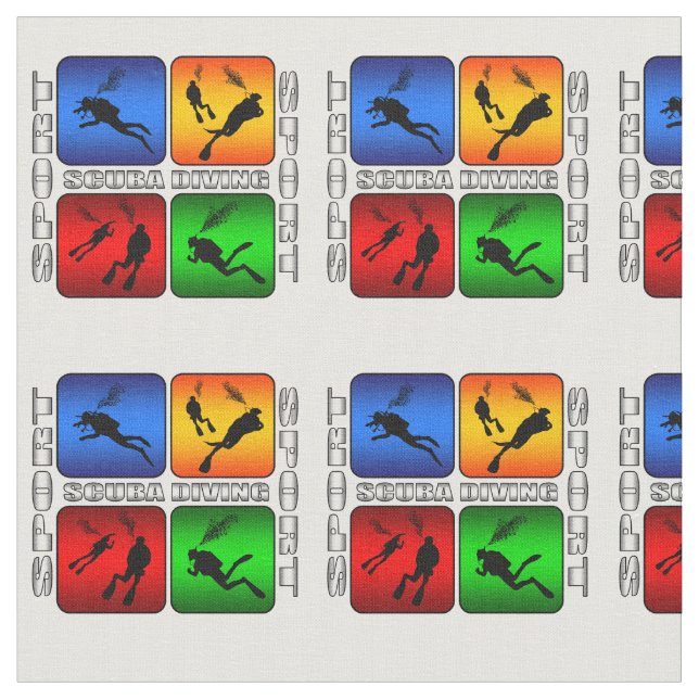 Tissu Plongée à l'air spectaculaire (Fermer)