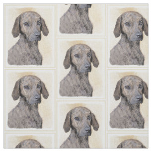 Tissu Plott Peinture - Cute Original Chien Art