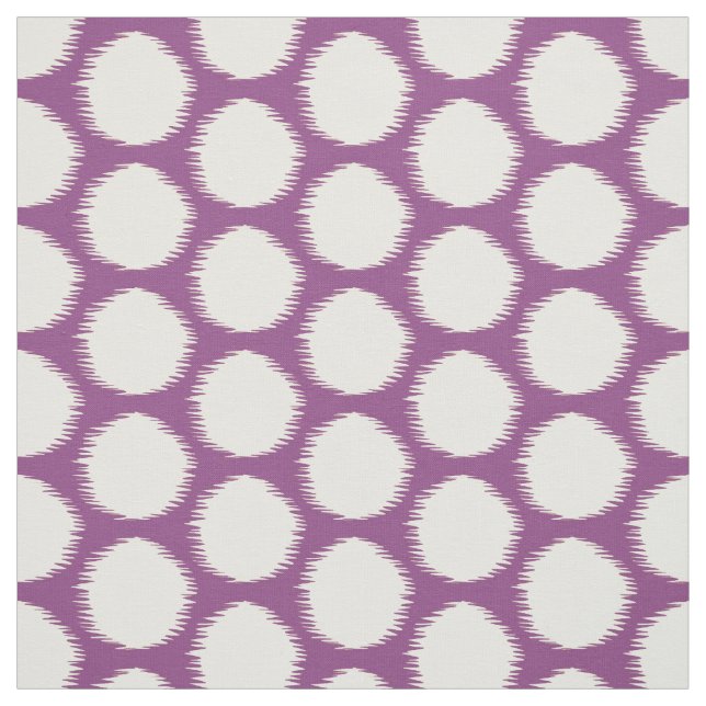 Tissu Plum Asian Moods Ikat Points (Échantillon)