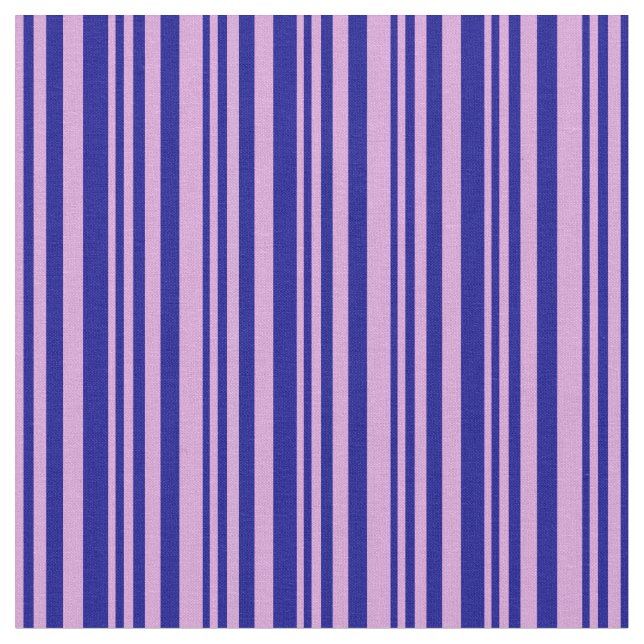 Tissu Plum et Motif bleu foncé (Fermer)