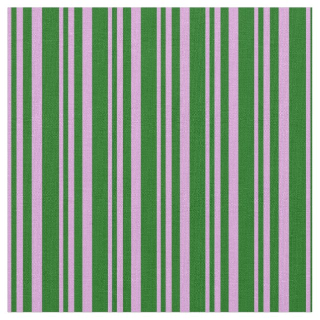 Tissu Plum et vert foncé Lignes/bandes Motif (Fermer)