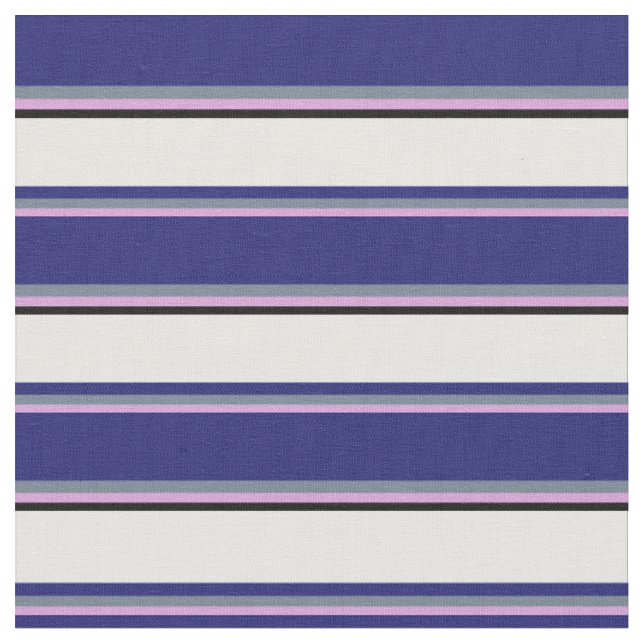 Tissu Plum, gris ardoise, bleu nuit, blanc et noir (Fermer)