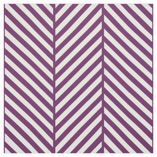 Tissu Plum Purge Herringbone Grande échelle (Échantillon)