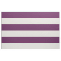 Plum violet et ivoire Grandes rayures Grande échel