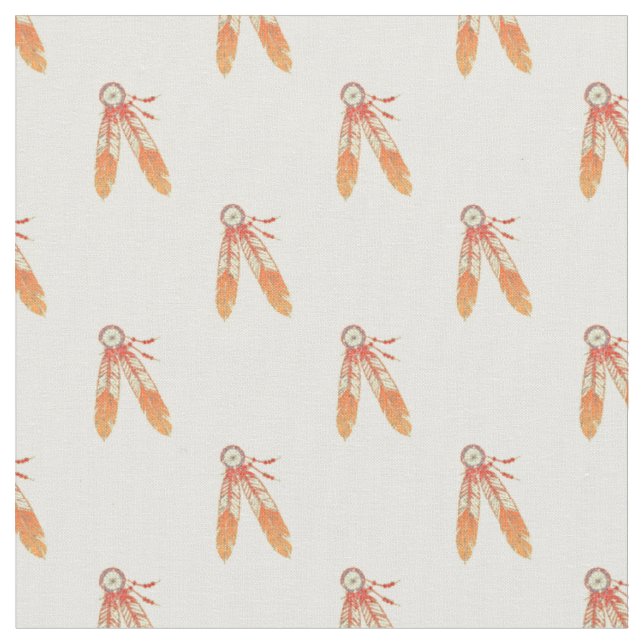 Tissu Plumes motif (Fermer)