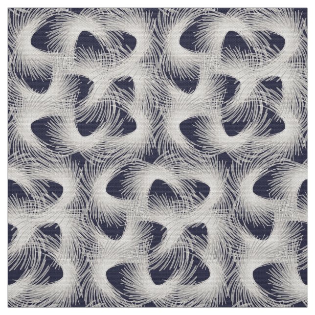 Tissu Plumes volantes blanches (Échantillon)