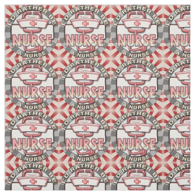 Tissu Plutôt être infirmière (Échantillon)