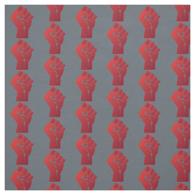 Tissu Poing rouge de faible taille (Échantillon)