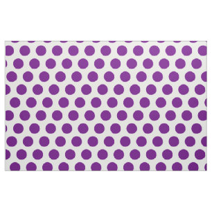 Tissu Point de polka pourpre
