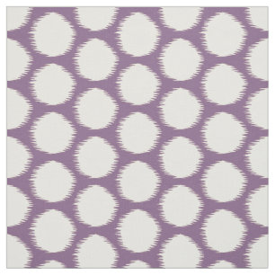Tissu Point Ikat des humeurs asiatiques violettes