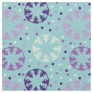 Tissu Point Polka Motif géométrique de natation synchr