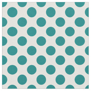 Tissu Point Polka turquoise
