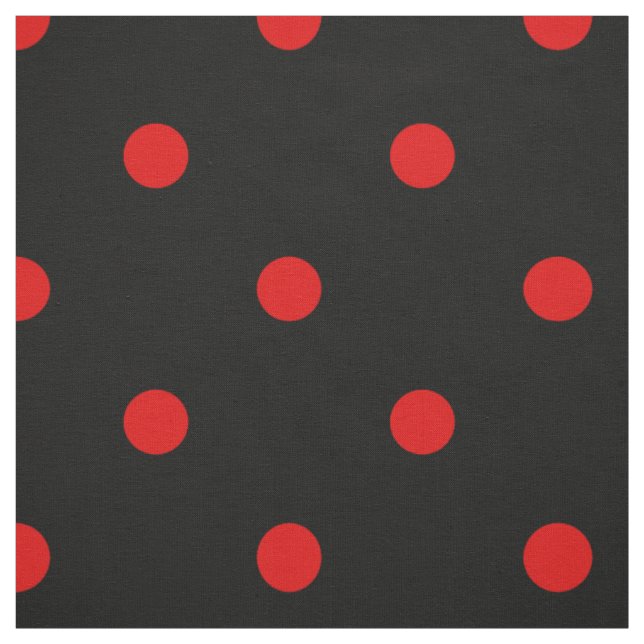 Tissu Pointe flamenco rouge et noire espagnole (Échantillon)