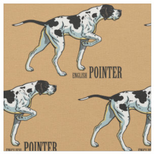 Tissu pointeur anglais