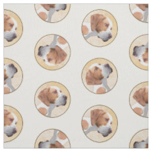 Tissu Pointeur Peinture Anglais mignon Original Animal d