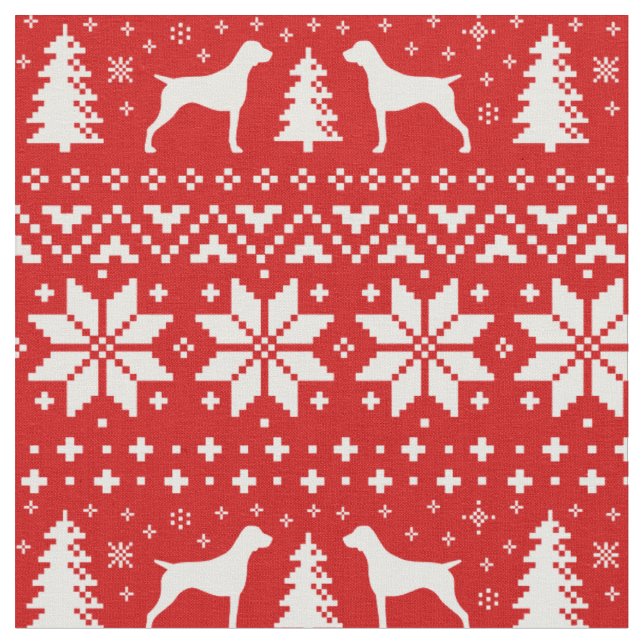 Tissu Pointeurs courts allemands Noël (Fermer)