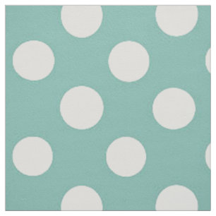 Tissu pointillé Polka/Vert Lt