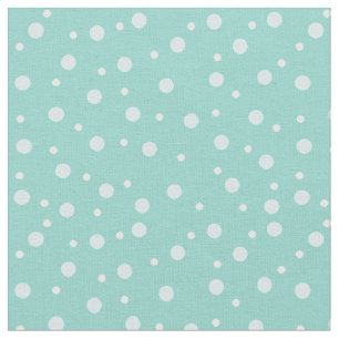 Tissu Points Aqua