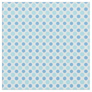 Tissu points bleus