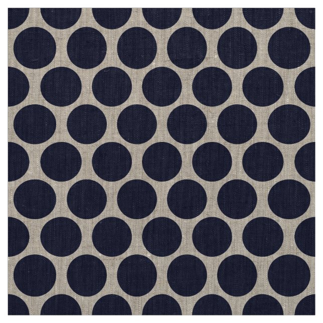 Tissu POINTS Bleus Mod DE LA Marine (Échantillon)
