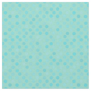 Tissu Points bleus turquoise