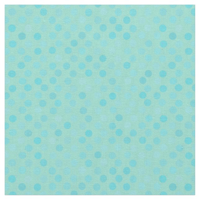 Tissu Points bleus turquoise (Fermer)