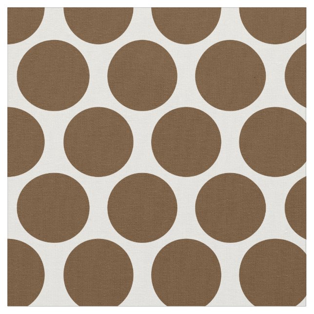 Tissu Points Brown au chocolat (Fermer)
