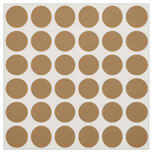 Tissu Points Brown neutres du sucre