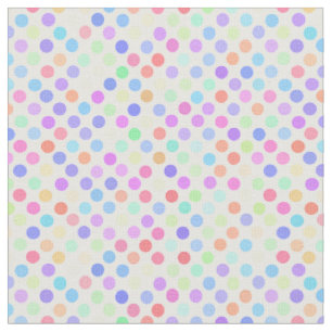 Tissu points colorés pastel en pois