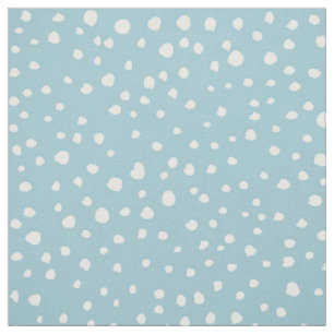 Tissu Points Dalmatiens Bleus, Points Dalmatiens, Impres