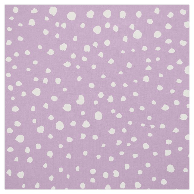 Tissu Points Dalmatiens Lilac, Points Dalmatiens, Pots D (Échantillon)