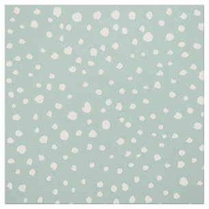 Tissu Points Dalmatiens verts, Points Dalmatiens, Pots D
