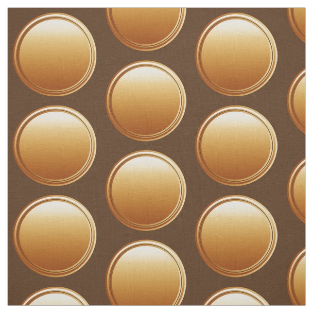 Tissu Points de bouton - marron dégradé + votre arrière- (Échantillon)