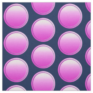 Tissu Points de bouton - rose de gradient + votre backg.